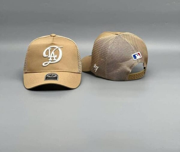 Casquette Trucker Marron LA