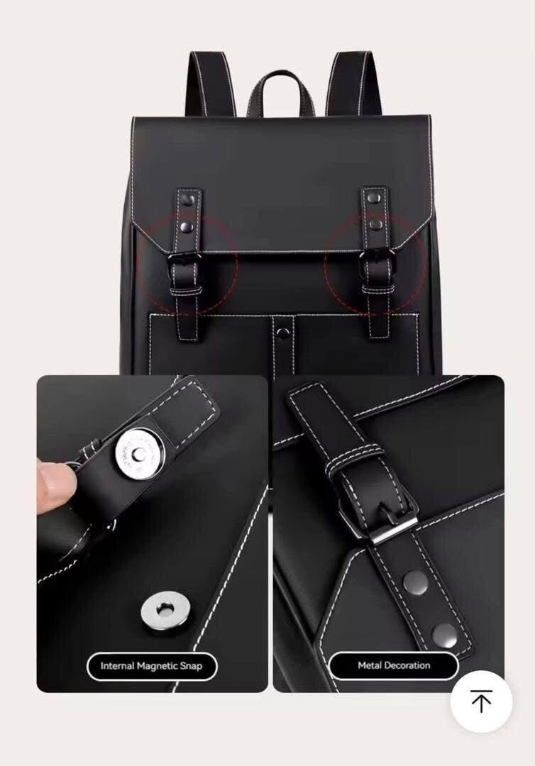 Sac à dos élégant noir