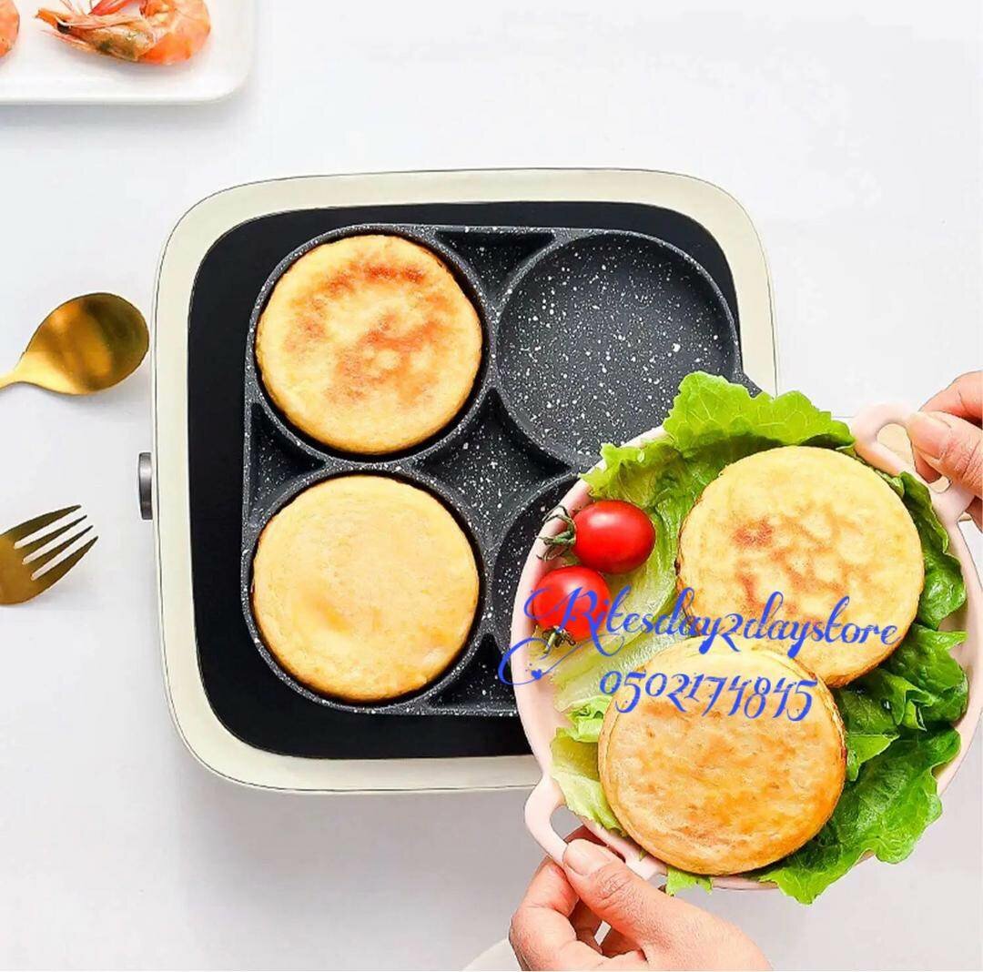 3&4 holes frying pan