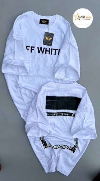 T-shirt blanc tendance