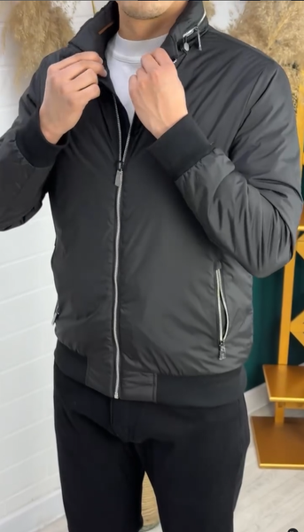 куртка черная мужская