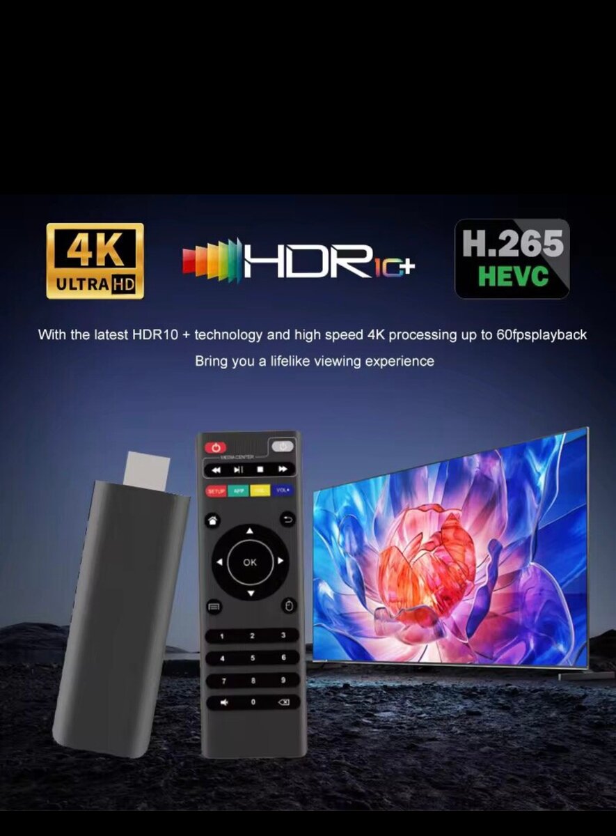 Clé TV 4K HDR