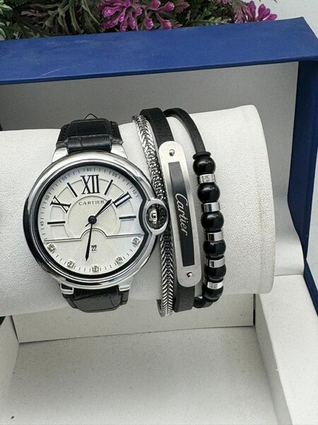 Men watch with bracelet