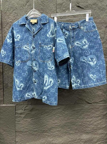 Ensemble chemise et short tendance