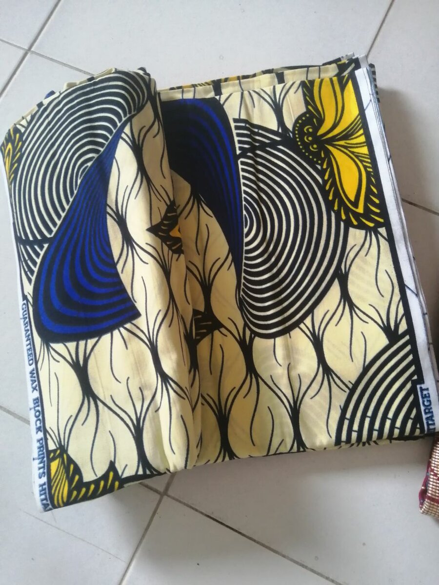 Tissu Cire Africain Floral