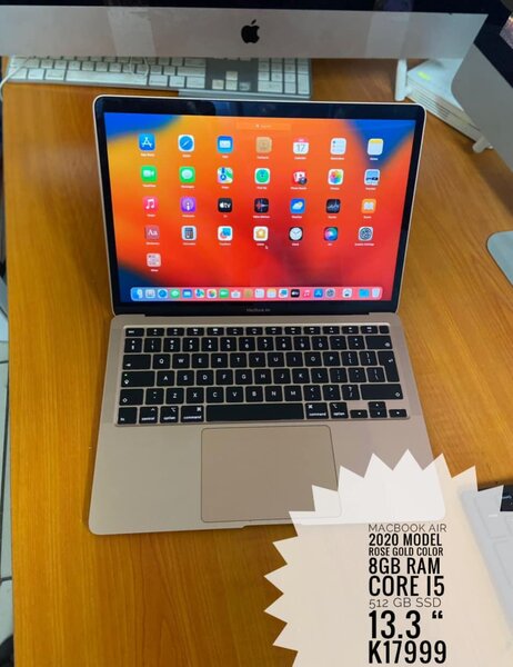 MACBOOK AIR 2020 MODEL ROSE GOLD COLOR