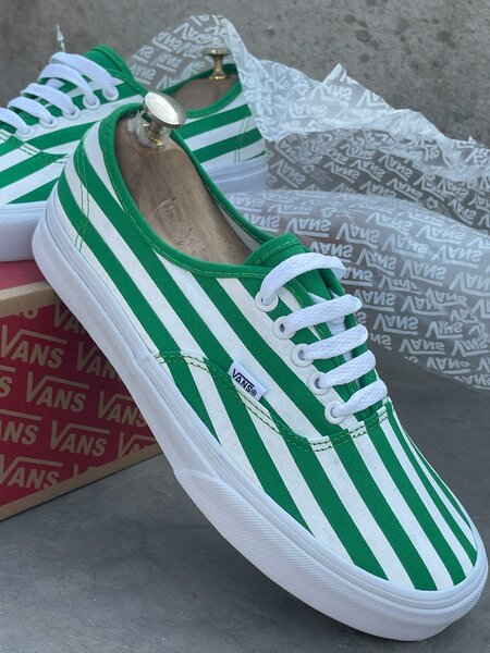 Vans Sneakers Rayés Vert