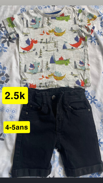 Ensemble Enfant T-shirt et Shorts