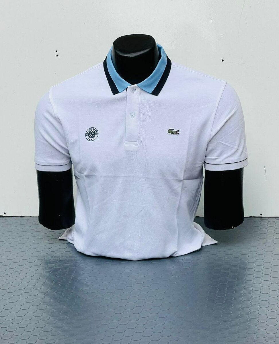 Polos Lacoste en coton homme
