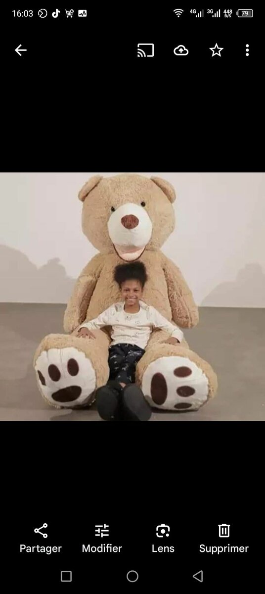 Peluche géante deco