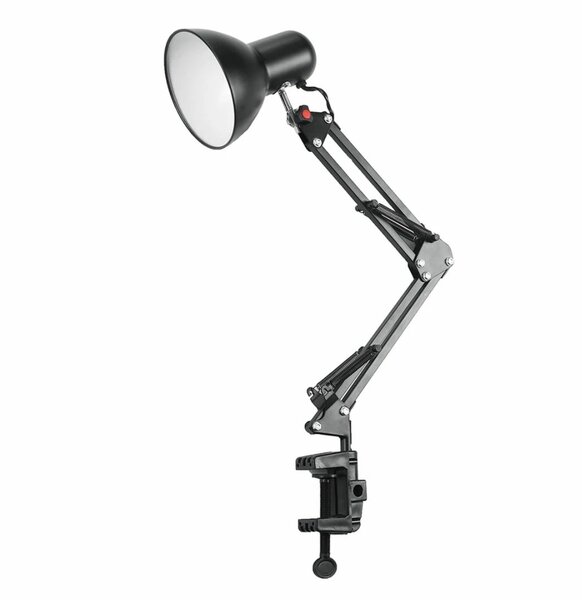 Flexible Swing Arm Clamp Mount Lamp Office Studio E27