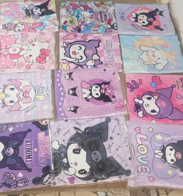 Sac fourre-tout Kuromi en tissu