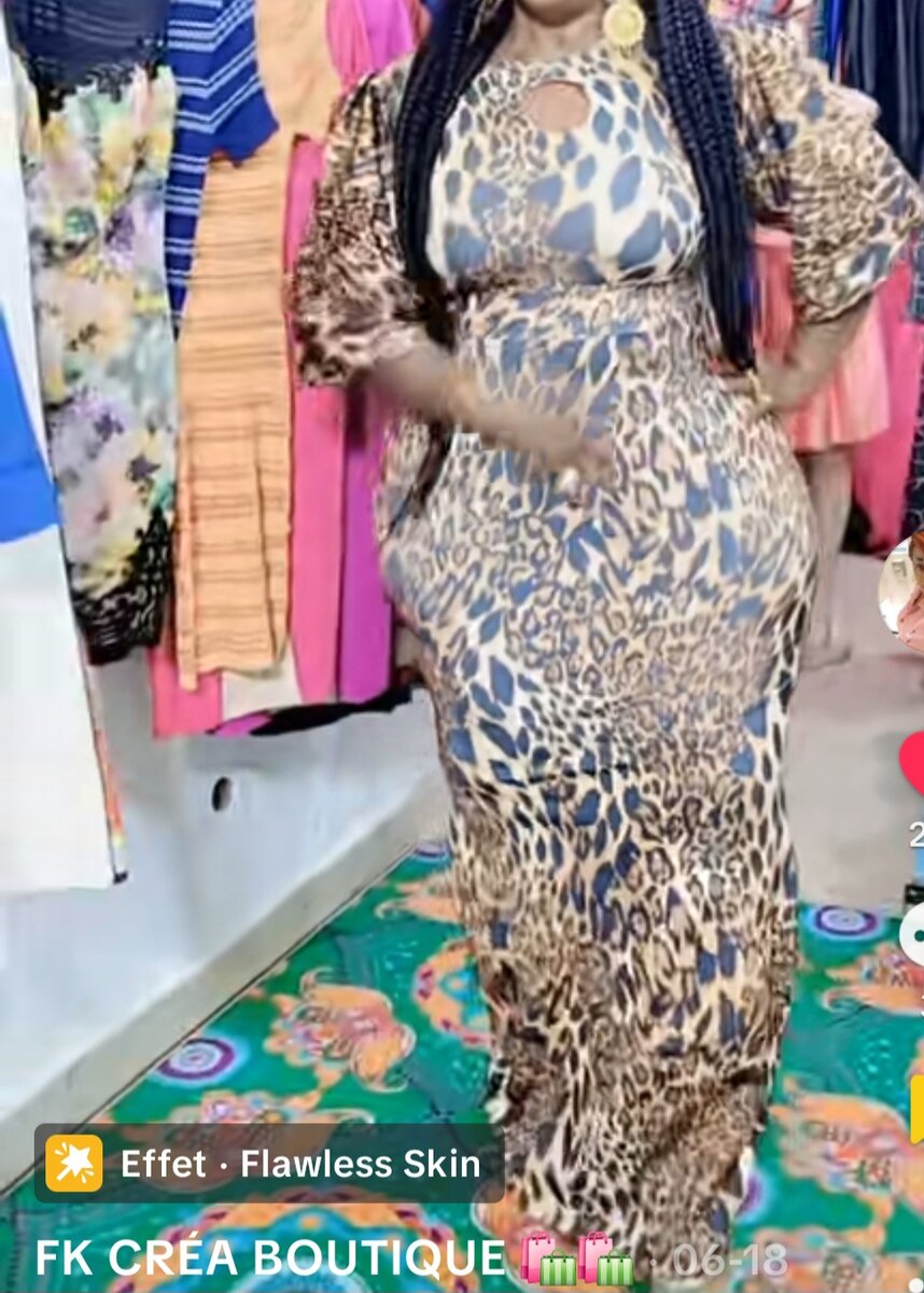 Robe Maxi Imprimé Léopard