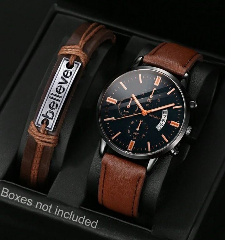 Montre homme élégante avec bracelet