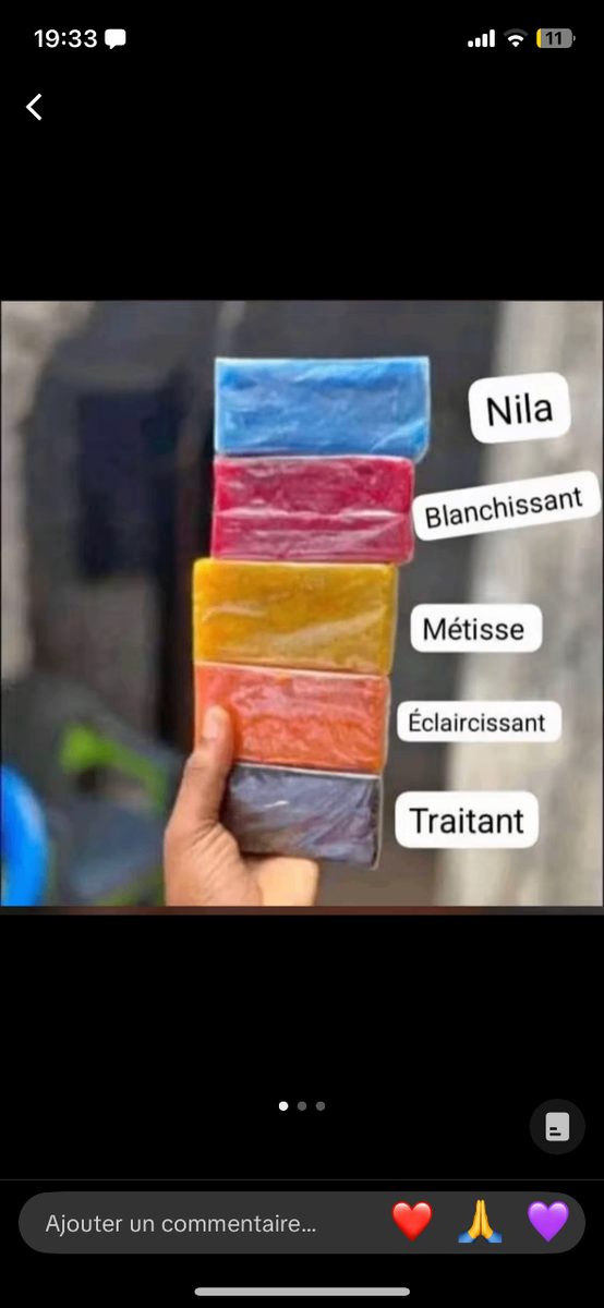 Savons naturels variés