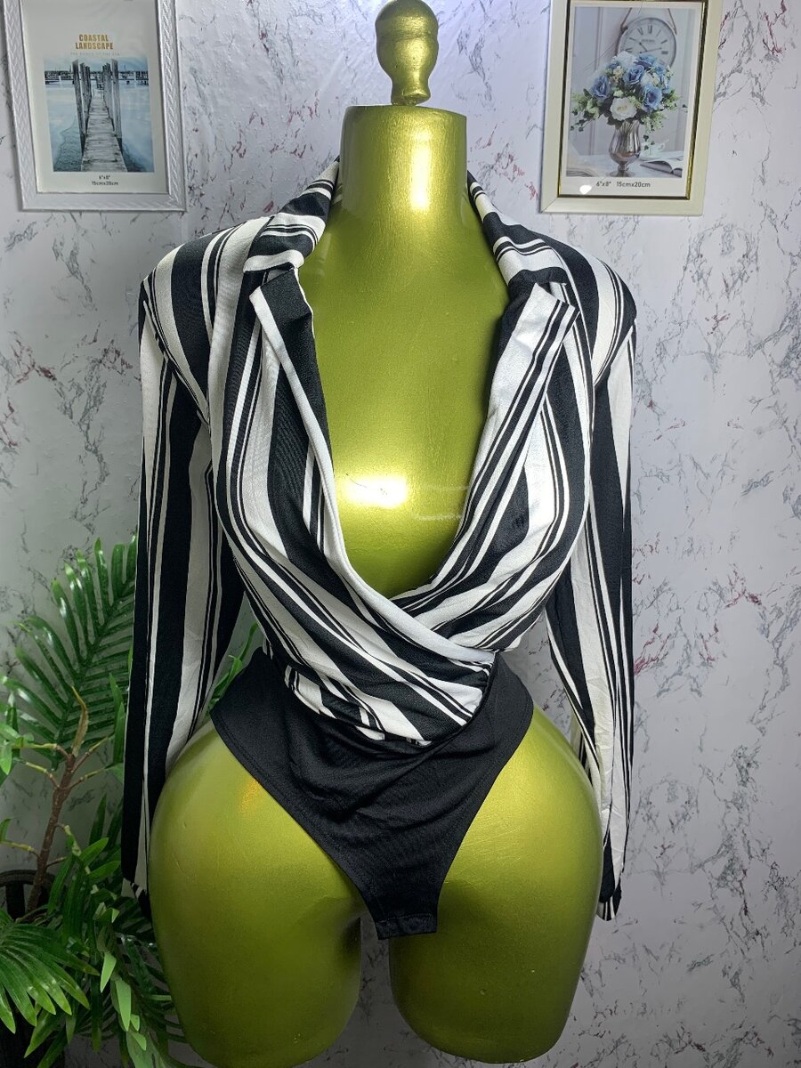 Bodysuit manches longues femme