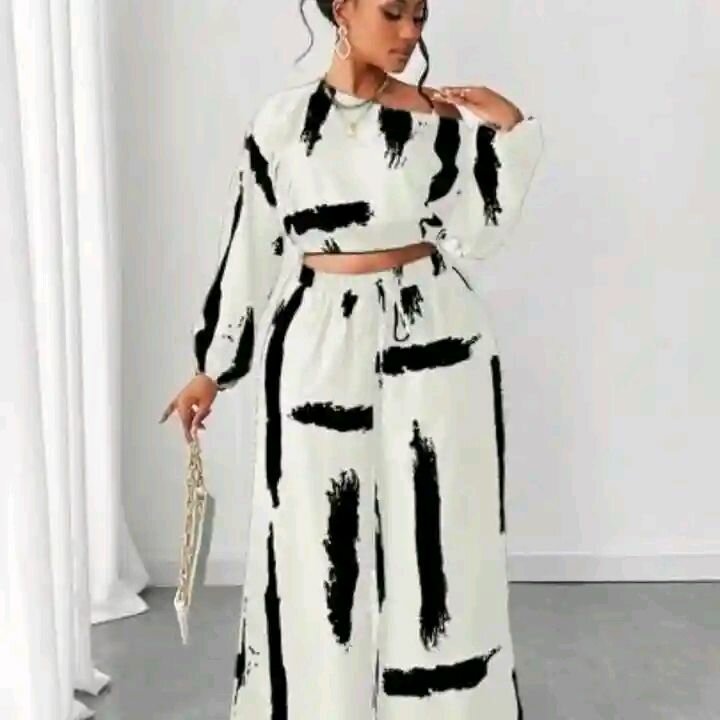 Ensemble chic noir et blanc