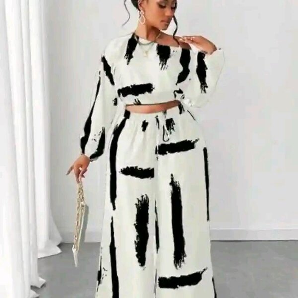 Ensemble chic noir et blanc