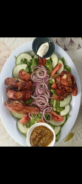 Poulet Grillé et attieke