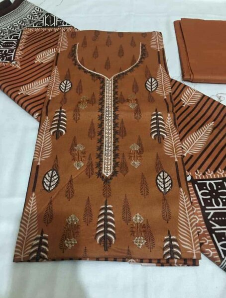 3 pc lawn suit