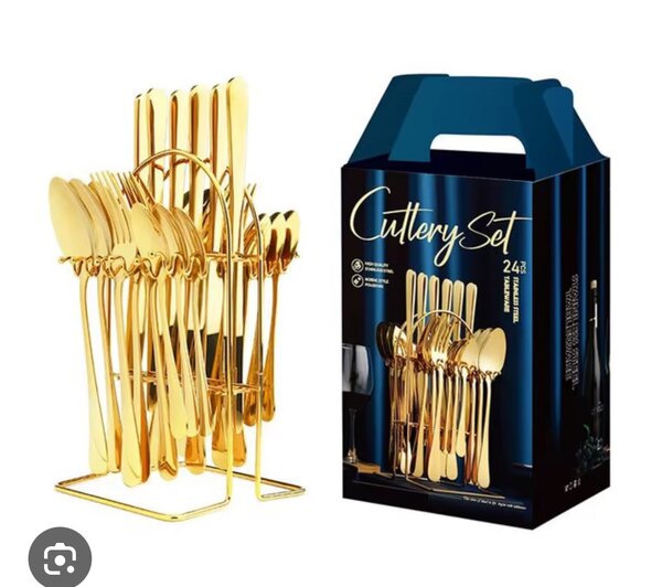 24 pcs cutlery set