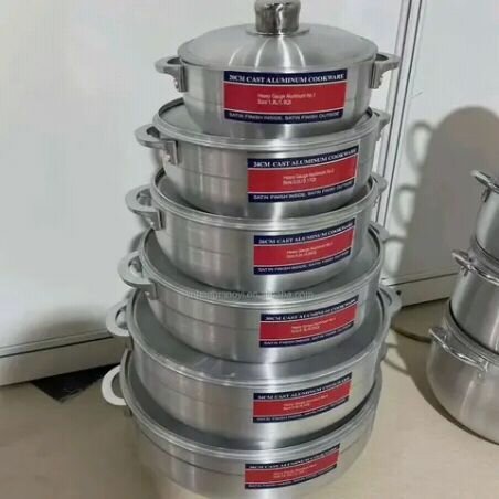 Batterie de cuisine en aluminium
