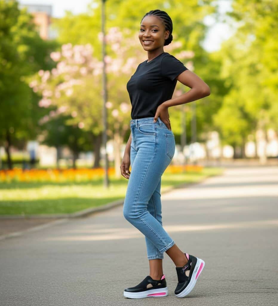 Chaussures de sport à semelles épaisses