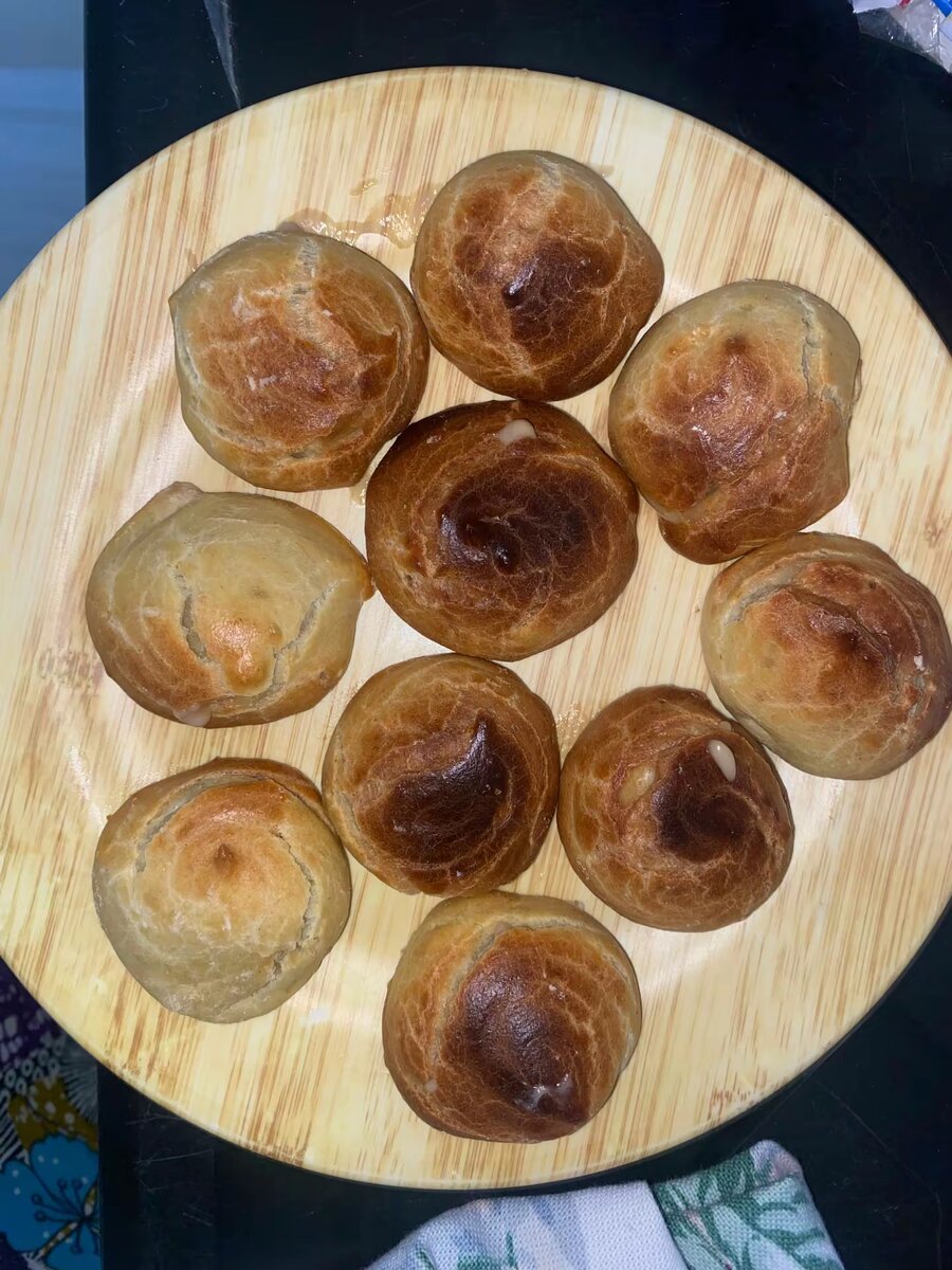 Choux à la crème caramel