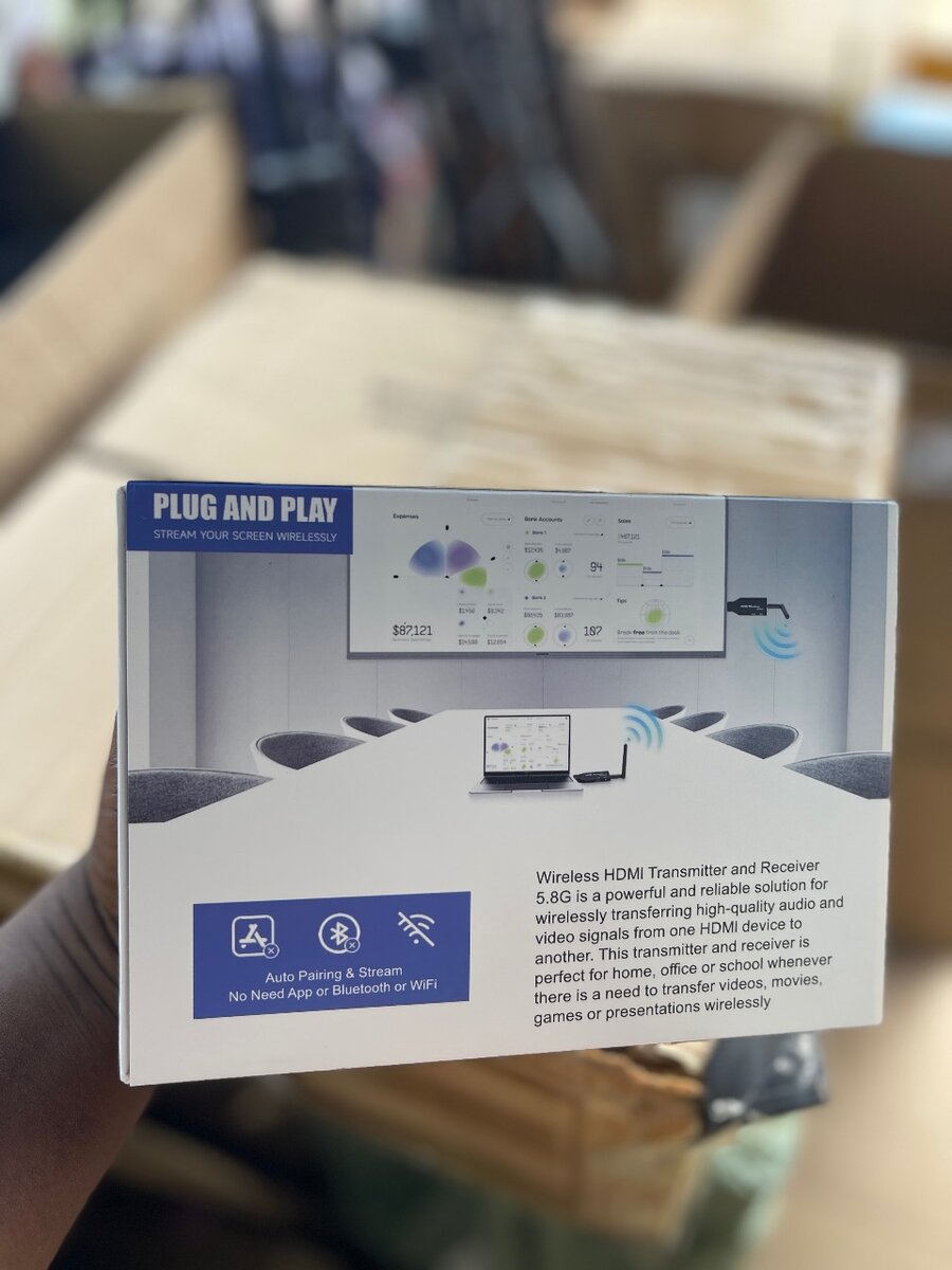 Wireless HDMI Transmitter and Receiver