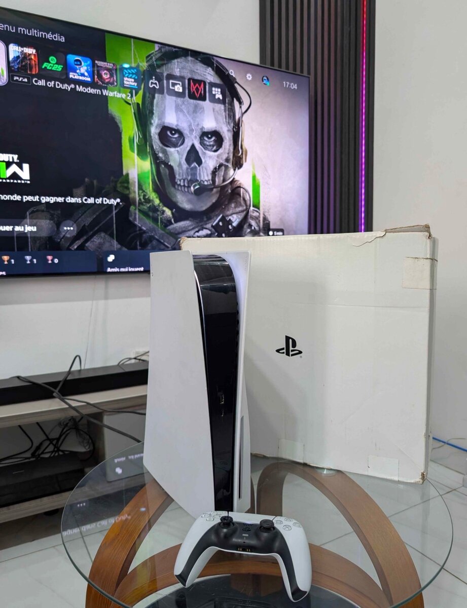 Console PS5 Slim Edition Blanche