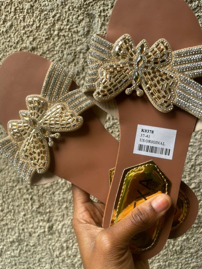 Sandales élégantes strass