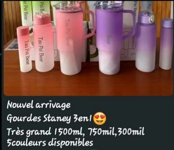 Gourdes colorées 3en1