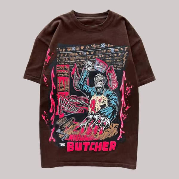 T-shirt gothique graphique