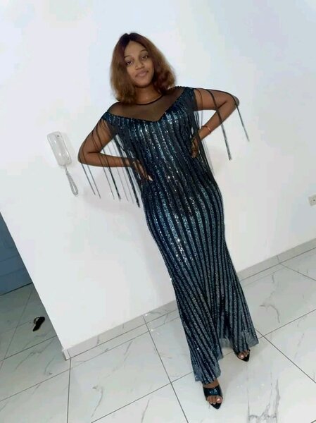 Robe de soirée à paillettes