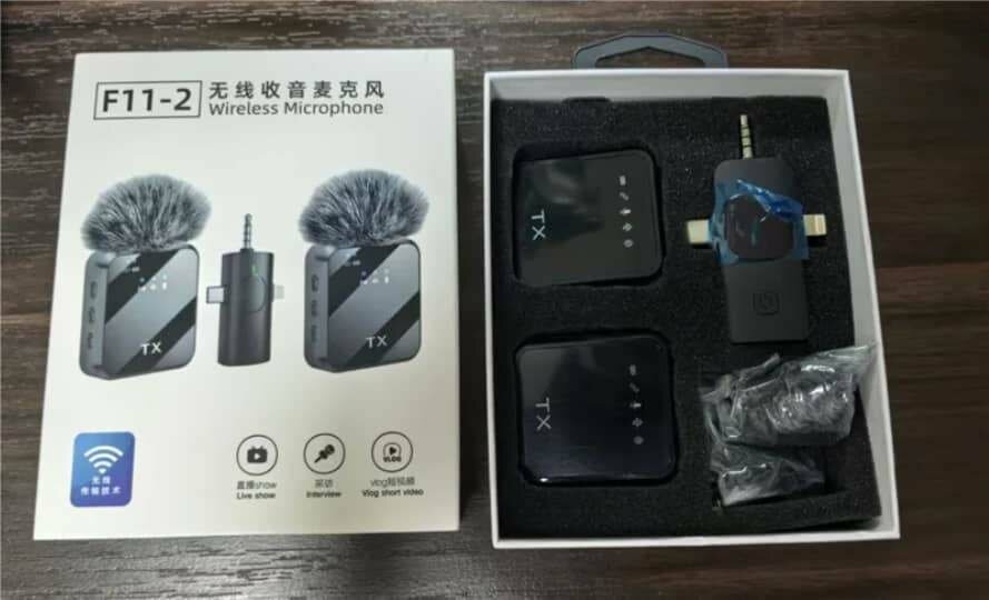 Microphone sans fil F11-2