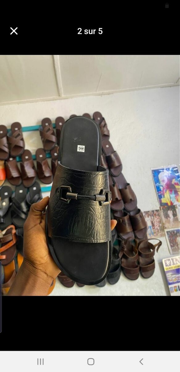 Sandales en cuir pour hommes