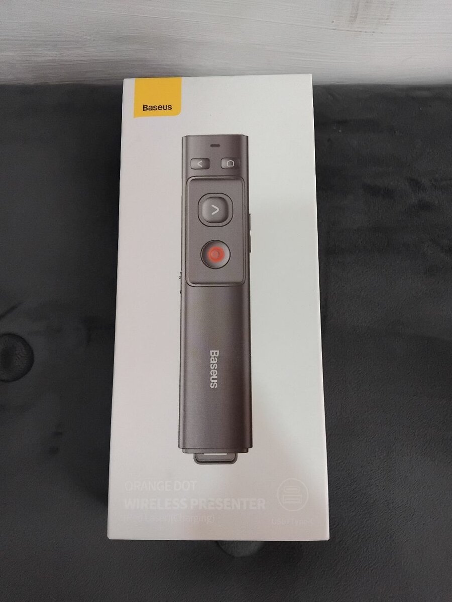 Baseus orange dot wireless presenter