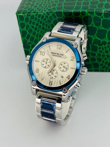 Montblanc Montre Homme Acier - Élégance et Précision