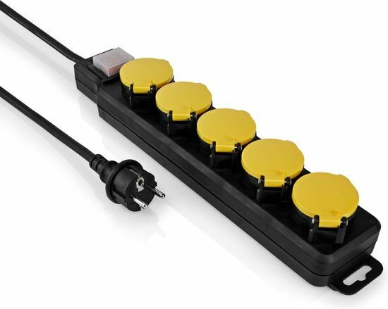 Rallonge 5 prises  16 A - 3m