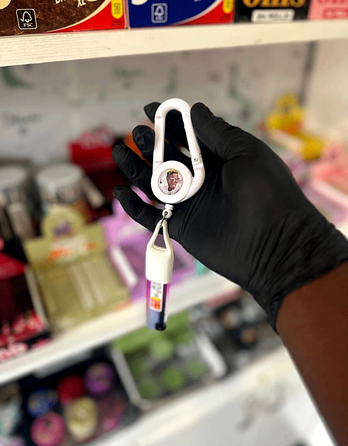 Porte-clés alcootest portable