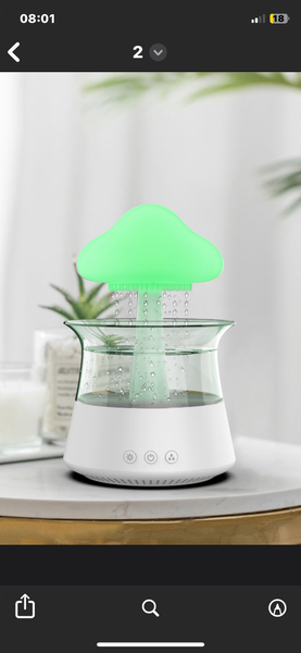 Humidificateur Champignon LED