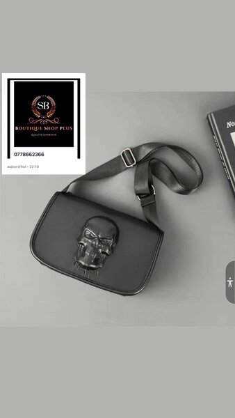 Sac Bandoulière Style Crâne