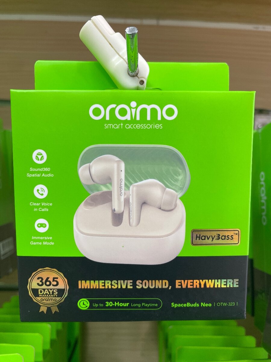 Oraimo Wireless Earbuds 30H Playtime