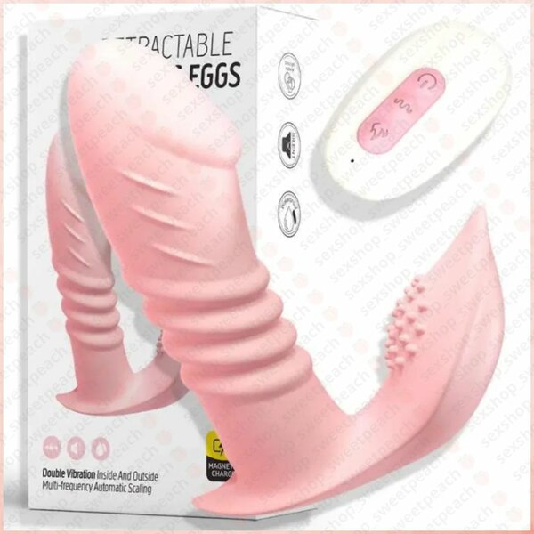 Вибратор с фрикциями в трусики