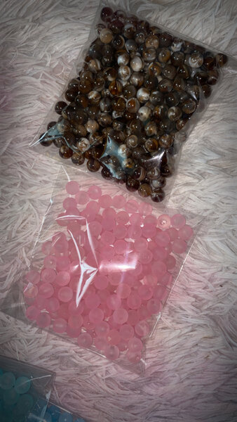 Perles en verre pour artisanat