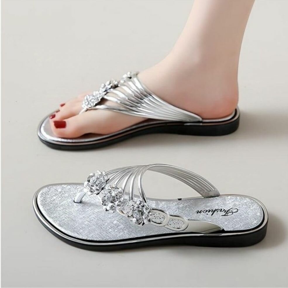 Women Sandals Floral Lady Slippers