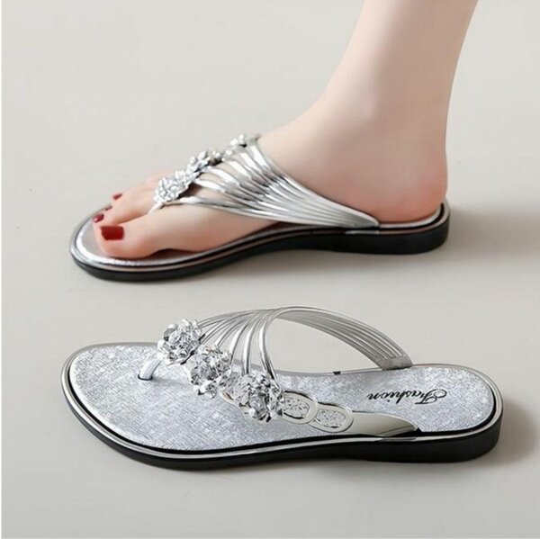 Women Sandals Floral Lady Slippers