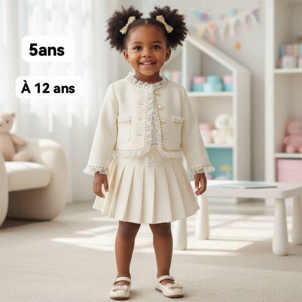 Ensemble élégant fille 5-12 ans