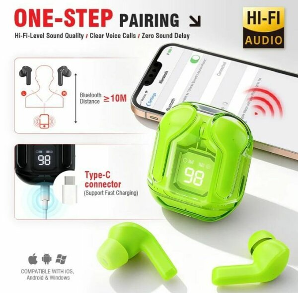 Écouteurs Bluetooth Max Vert