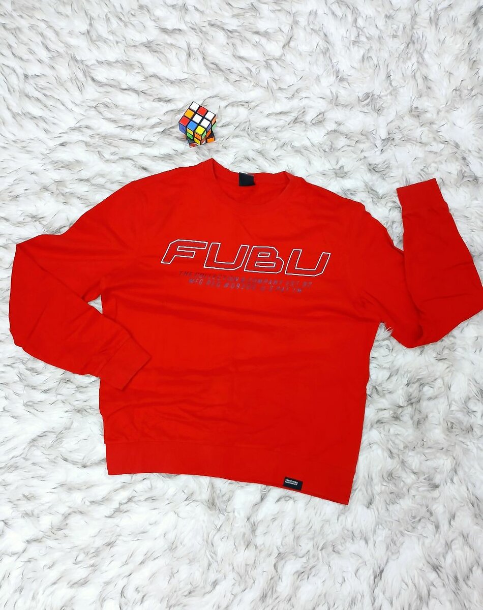 Unisex Fubu Sweatshirt Red
